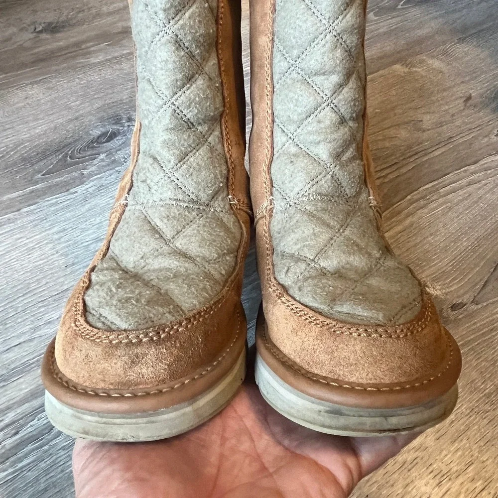 Sorel Tall Campus Boot Brown Suede Leather Womens 6.5 UK 4.5‎ EU 37.5